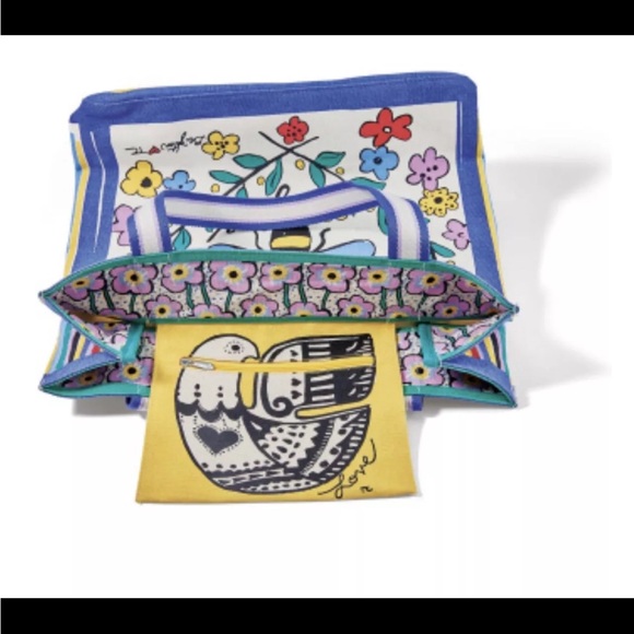 Brighton designer canvas tote “you warm my heart” - Picture 4 of 6